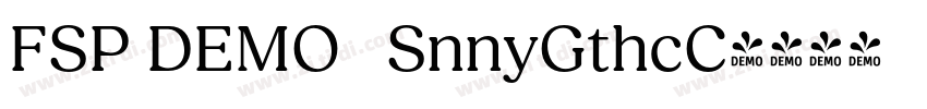 FSP DEMO   SnnyGthcC字体转换